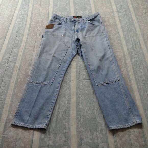 Riggs, Wrangler, Double Front Carpenter Jeans, 38 x 30 - Picture 1 of 13